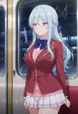 [ぱられるの世界] Hiyori Shiina - Train Play (Patreon) (AI Generated)