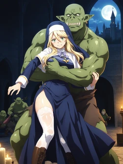 [Morpholi] Sharon (Engage Kiss) Orc NTR Set [AI Generated]
