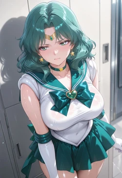 [ぱられるの世界] Sailor Neptune - Defeat Play (Patreon) (AI Generated)