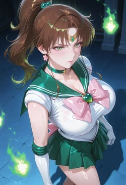 [ぱられるの世界] Sailor Jupiter - Defeat Play (Patreon) (AI Generated)