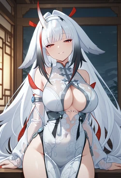 [Vortalis] Ye Shunguang (White Form) - Zenless Zone Zero [96 pics Set 3] [Patreon] [AI Generated]