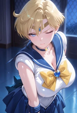 [ぱられるの世界] Sailor Uranus - Defeat Play (Patreon) (AI Generated)