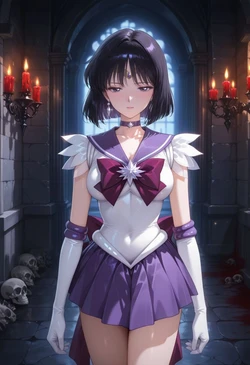 [ぱられるの世界] Sailor Saturn - Defeat Play (Patreon) (AI Generated)