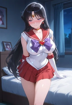 [ぱられるの世界] Sailor Mars - Blackmail Play (Patreon) (AI Generated)