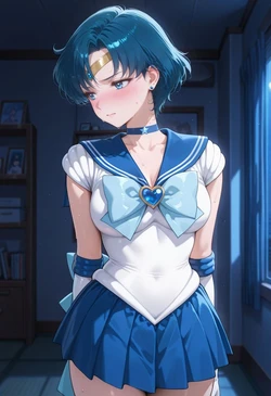 [ぱられるの世界] Sailor Mercury - Blackmail Play (Patreon) (AI Generated)