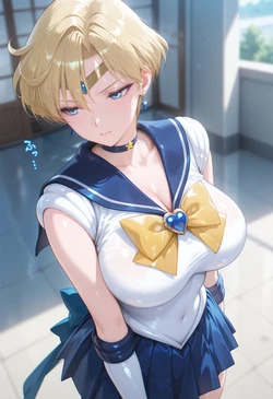 [ぱられるの世界] Sailor Uranus - Train Play (Patreon) (AI Generated)