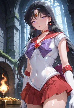 [ぱられるの世界] Sailor Mars - Punishment Play (Patreon) (AI Generated)