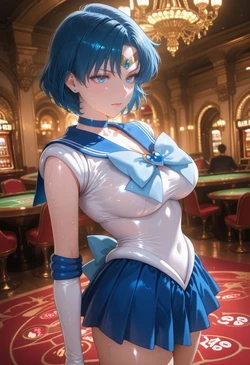 [ぱられるの世界] Sailor Mercury - Punishment Play (Patreon) (AI Generated)