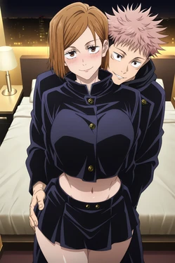 [REDARTai] Nobara × Itadori || Jujutsu Kaisen - Spicy Set (Patreon) [AI Generated]