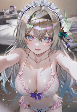 [萧肾氪（本月不接）] 白丝女仆流萤萤出击 [AI Generated]