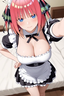 sayaka [Request] Nakano Nino | Maid (40P) (Patreon) [AI Generated]