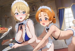 [cMonster] 260818 [girls und panzer] Darjeeling Pekoe FFM FATMAN 295p (Patreon) [AI Generated]