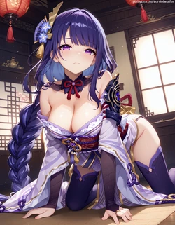 [Lord of Waifus] Raiden Shogun "Genshin Impact" | 4K set [AI Generated]