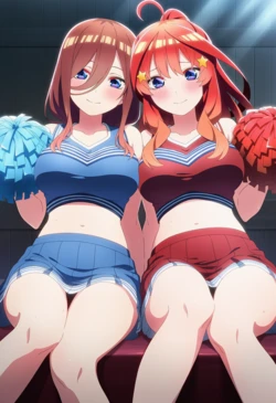 [Corudozera] [130pics] #2 Miku Nakano x Itsuki Nakano - 3P FFM (中野三玖x中野五月) / The Quintessential Quintuplets (五等分の花嫁) (Patreon) [AI Generated]