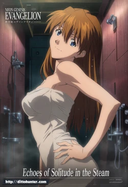 [DittoHunter] Asuka Langley (Neon Genesis Evangelion) Echoes of Solitude in the Steam [Ai Generated]
