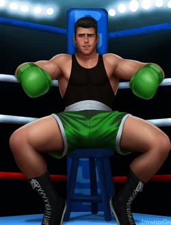 [drawnpr0n] Little Mac (Punch Out)