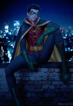[drawnpr0n] Damian Wayne (Robin)