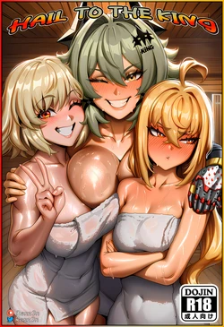 [Renzen/Renz3n] Futa Caesar King x Burnice and Lucy [AI Generated]