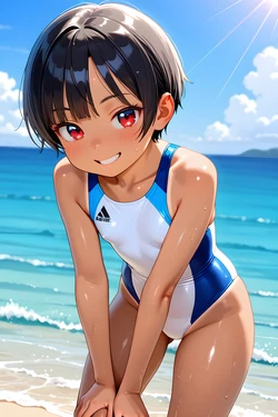 [Sayamina_2025] PIXIV Competition swimsuit [AI Generated]