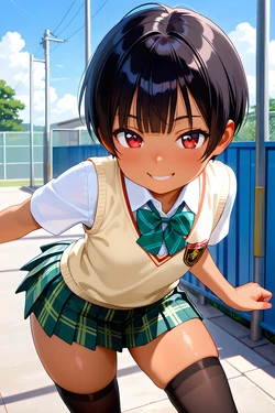 [SAYAMINA] PIXIV BEAUTIFUL SCHOOLGIRLS [AI Generated]