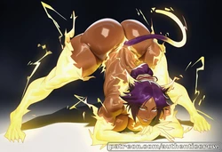 [Authentic Crow] Yoruichi Shihōin (God of Thunder) x Urahara Kisuke - Preview [AI Generated]