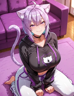 [Maaru] Nekomata Okayu 猫又 おかゆ [AI Generated]