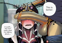 Mini Commission: Mosquito Girl x Genos (One-Punch Man) | BG [AI Generated]