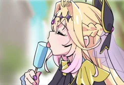 [いかくりーむ] ぺろぺろ… (名探偵プリキュア!)