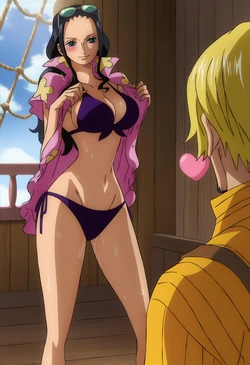 [SecreArt] Nico Robin x Sanji [63pic] - One Piece (Patreon) [AI Generated]