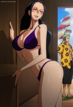[SecreArt] Nico Robin x Zoro [63pic] - One Piece (Patreon) [AI Generated]