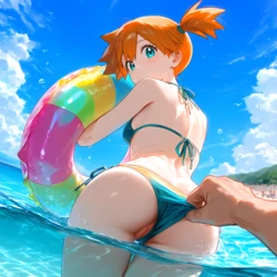 Snapshot LewdShores_poke girls tits and waves1 [AI Generated]