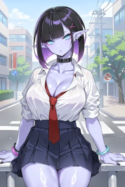 青肌辣妹[AI Generated]