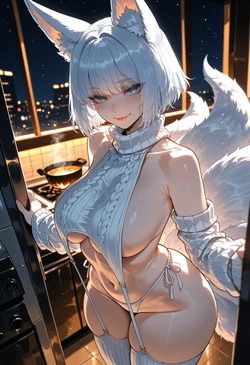 [Miyu] Kaga: The Fox at Home [Ai Generated]