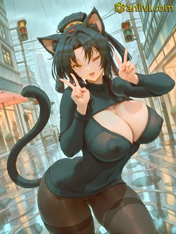 [FryTime] Kuroka - High School Dxd [AI Generated]