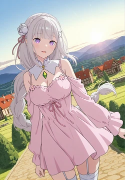 [AikaShiba] 【93p】【18+】⭐Re:Zero - Emilia - ゼロから始める異世界生活 - エミリア (Patreon) [AI Generated]