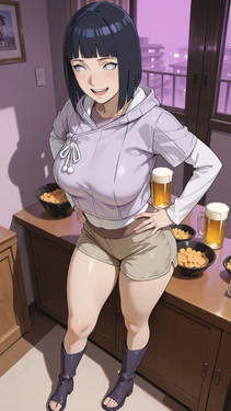 [Naruto] Hinata - Party with good friends! (AI Generated)