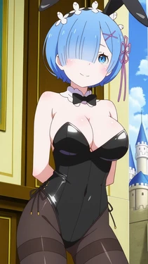 [AIAnArt] Rem (Bunny Girl) [AI Generated]