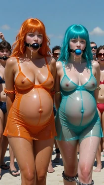 [Burn333] Pregnant  slave 9 [AI Generated]