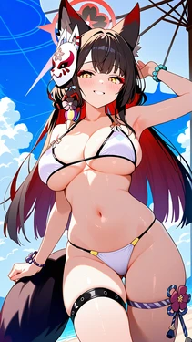 [AIAnArt] Wakamo Kosaka (Bikini) [AI Generated]