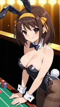 [AIAnArt] Suzumiya Haruhi (Bunny Girl) [AI Generated]