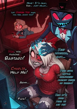Vaggie x Vox - Mind Control Comic | Hazbin Hotel - Lustful Mind [AI Generated]