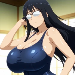 [RE YAMATEMAN] Makoto Navy Swimsuit (2026-04-15) [AI Generated]