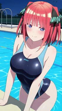 [AIAnArt] Nino Nakano (Swimsuit) [AI Generated]