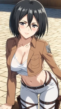 [AIAnArt] Mikasa Ackerman (Default) [AI Generated]