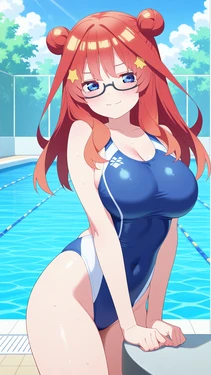 [AIAnArt] Itsuki Nakano (Swimsuit) [AI Generated]