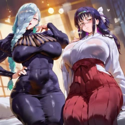 [MX/MyX] MeiMei & Utahime BBC [AI Generated]