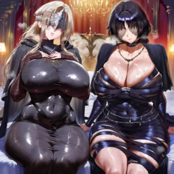 [MX/MyX] Firekeeper & Maiden in Black BBC [AI Generated]