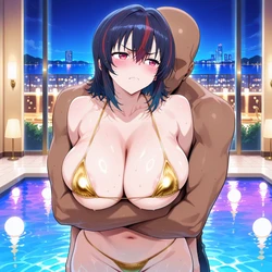 [LOVE vs BBC] Asanagi Umi #2 BBC (155p) [AI Generated]