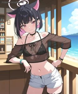 Bluu AI - [Extra] Kazusa Kyoyama | Blue Archive (Patreon) [AI Generated]