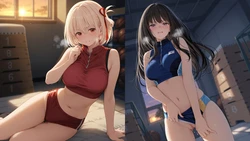 [Anthi] Inoue Takina ＆ nishikigi chisato - Lycoris Recoil [AI Generated]